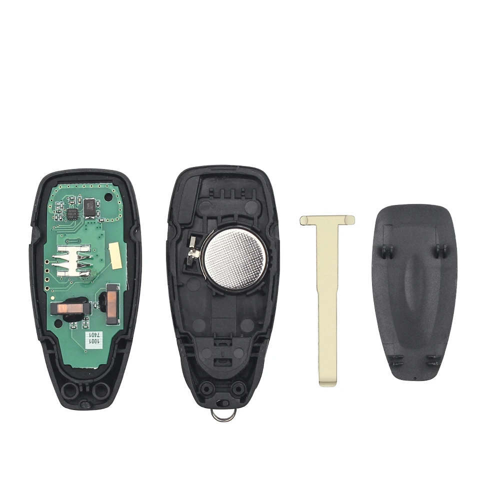 KEYYOU 3 кнопки KR55WK48801 умный дистанционный ключ для Ford Focus C Max Mondeo Kuga Fiesta B 434/433 МГц 4D63