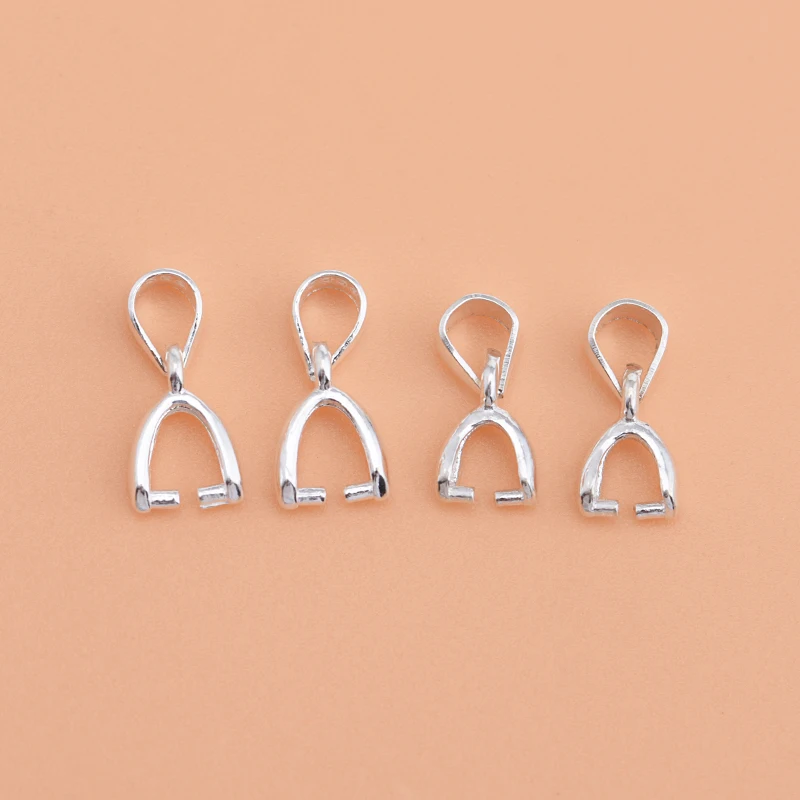 10 шт. кнопки из чистого серебра 925 пробы в виде семян дыни Нефритовый Кулон зажим