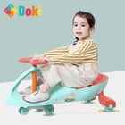 Doki игрушка Новое поступление детский поворотный автомобиль против опрокидывания для мальчиков и девочек бесшумный универсальный автомобиль на колесиках скользящий детский поворотный автомобиль 2022