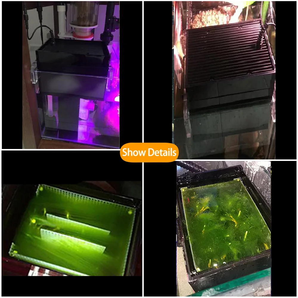 Caja de algas marinas UAS para el dormitorio, filtro de silenciamiento para el crecimiento de algas, Balance de calidad del agua, control-2