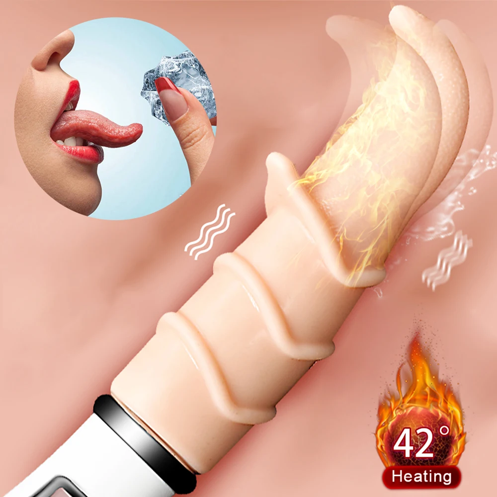 Вибратор с подогревом для клитора Стимулятор точки G перезаряжаемый Женский