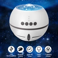 led starry sky nebula projector night light adjustable focus hd porjectors lamp for home room decoration christmas children gift