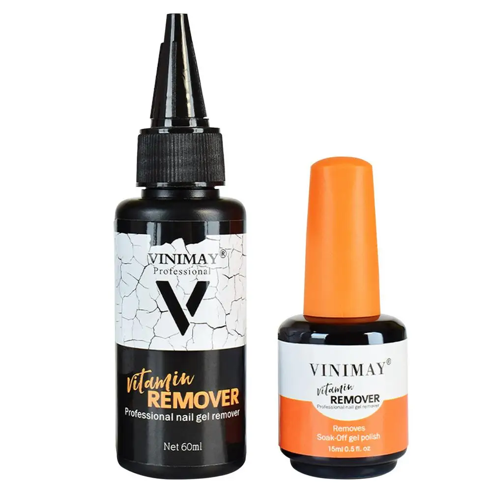 

15/60ml Fast Clean Magic Remover Nail Gel Polish Soak Off UV Gel Nail Polish Top Coat Nail Remove Cosmetic