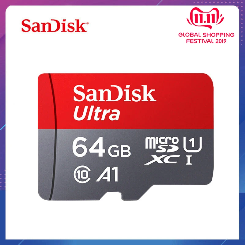 Sandisk карта памяти micro sd класс 10 16 ГБ 32 64 100% ГБ|Карты памяти| |