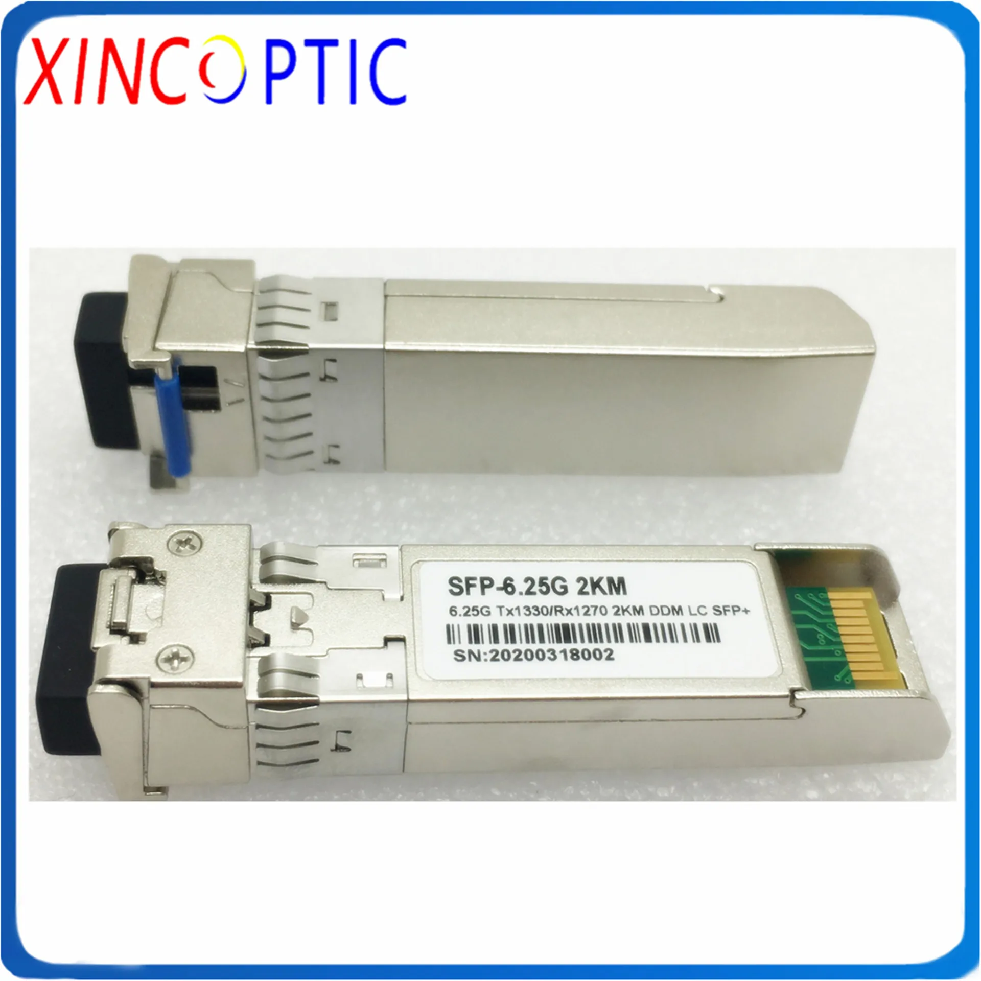 6G одноволоконный SFP + трансивер 6 25 Гбит/с 1310/1550нм 2 км WDM один режим SM BIDI DDM