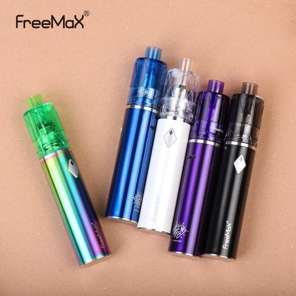 Original 80W FreeMax GEMM Vape Kit With 2900mah Built in VW Mod 5ml Disposable Tank Electronic Cigarette | Электроника