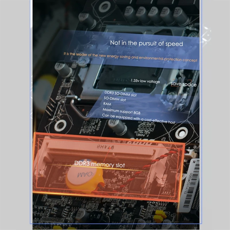 

H310 Computer Motherboard DDR3 8G LGA 1151 MSATA/SATA All-In-One Thin ITX MINI Motherboard Single Channel