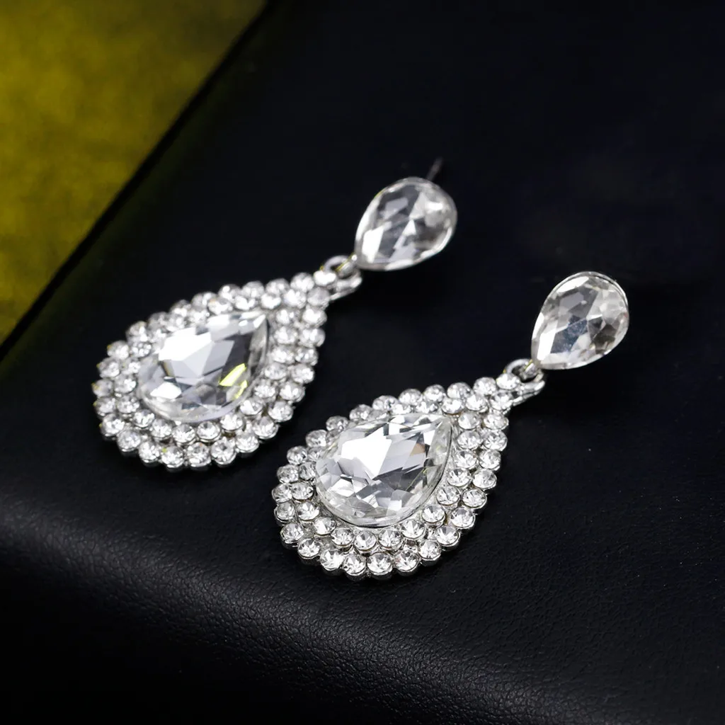 Splendid Vintage Luxury Earring women Full Stud Earrings Ladies Temperament Jewelry Dropshipping | Украшения и аксессуары