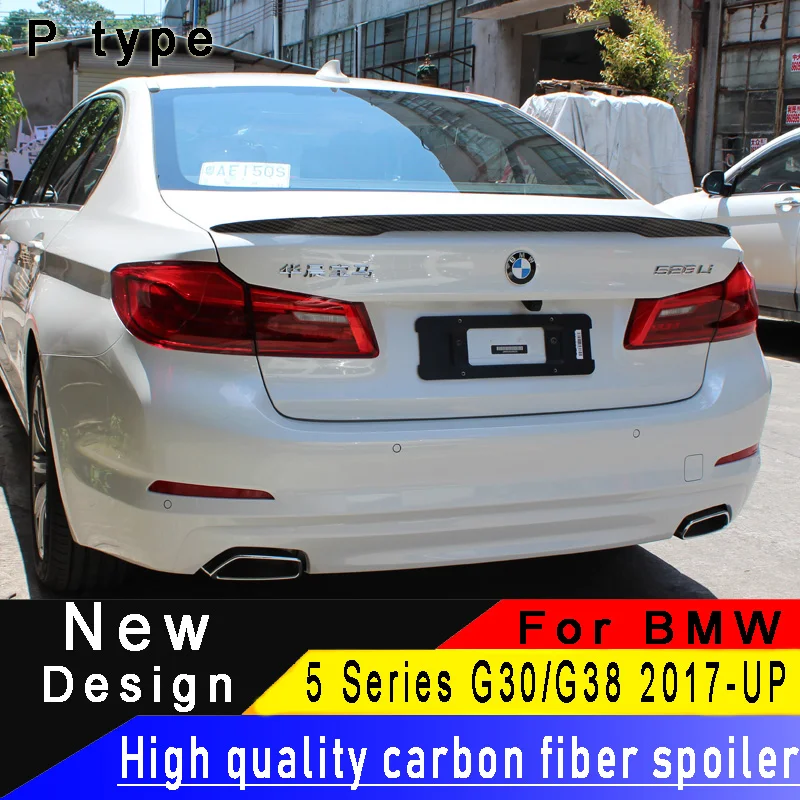 Высококачественный спойлер из углеродного волокна для BMW 5 серии G30 530i 540i 2017UP |