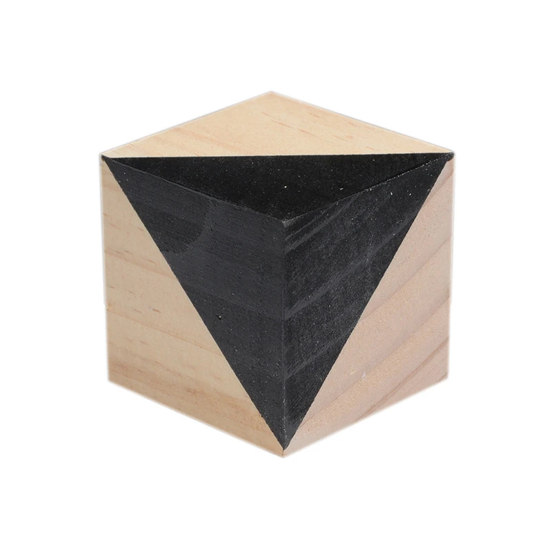 Деревянные кубики Штабелеукладчики Детские радужные Обучающие игрушки детские