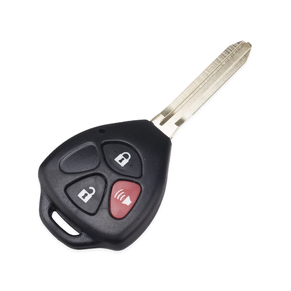 KEYYOU 10 шт. 2/3/4 кнопочный откидной дистанционный ключ чехол для Toyota Avlon Crown Corolla Camry RAV4