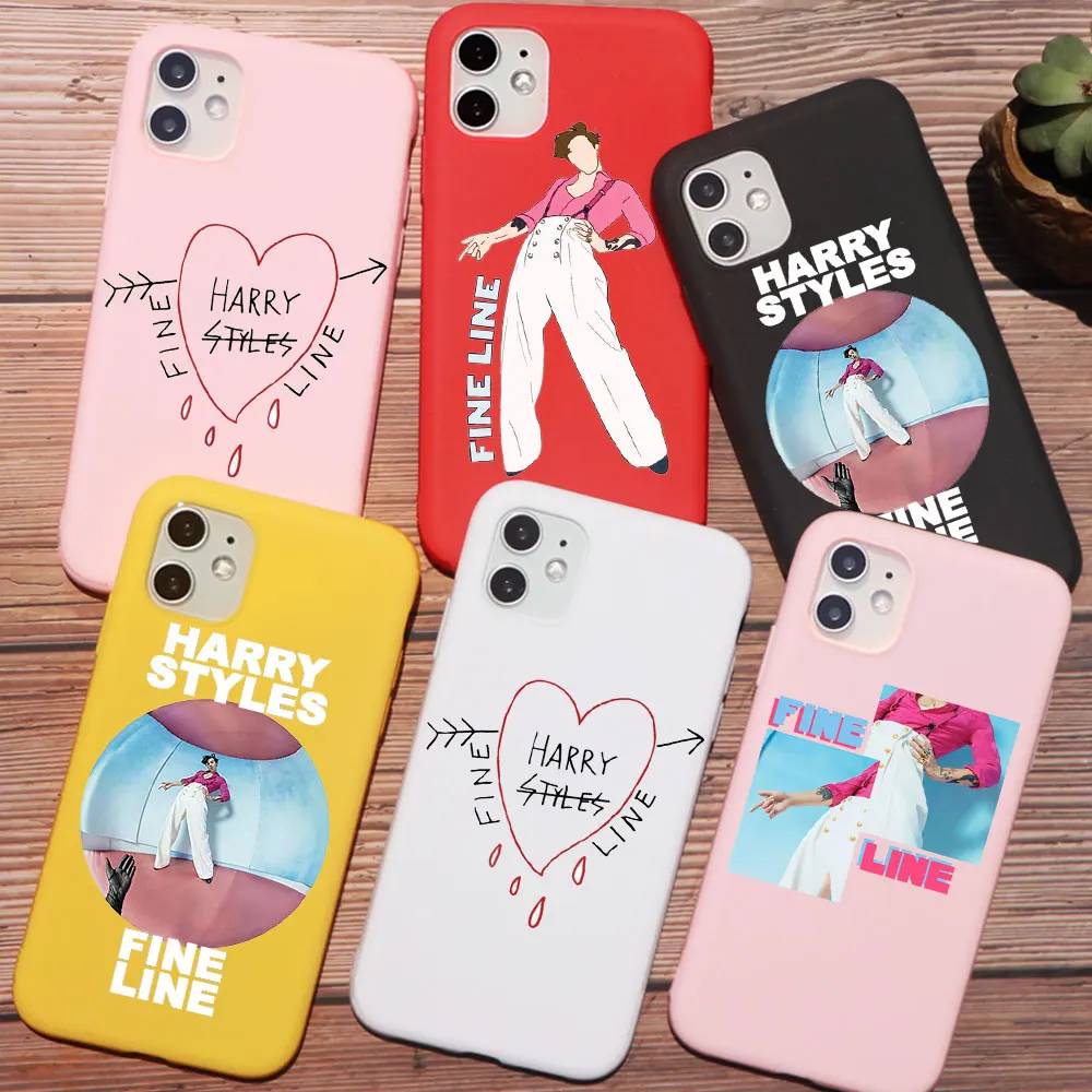 

Fine Styles Love on Tour Fine Line Phone Case For IPhone 12 PRO 11Pro Max 13 pro X XS Max XR 8 Plus 6 6S Plus 7 Plus TPU Cover