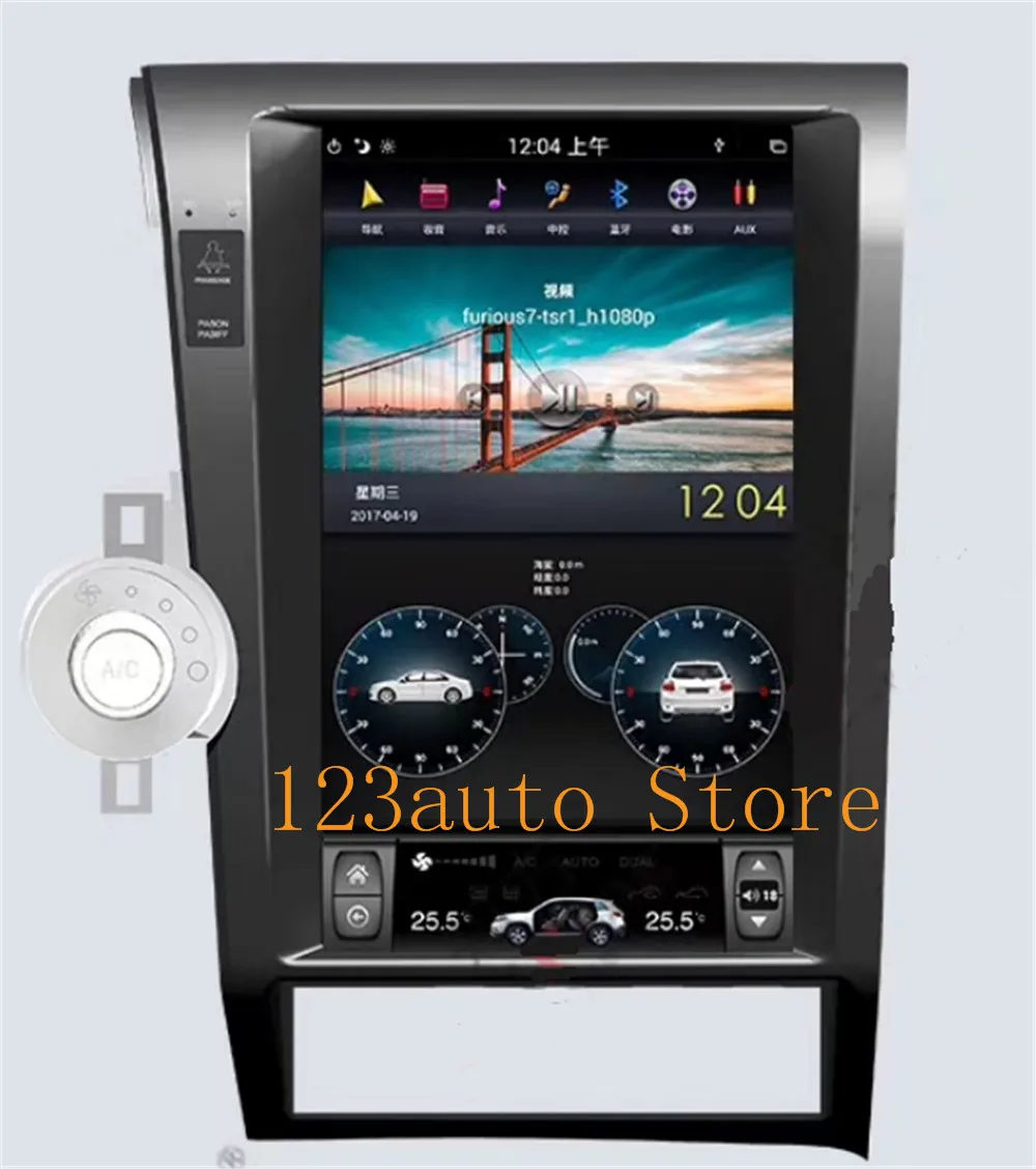 13 6 ''вертикальный Tesla стиль Android 9 0 авто автомобиль без DVD GPS навигационный плеер