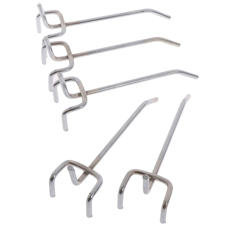 5 шт 10 см Крюк панели перфорированные стены хранения гаража мастерской крепления