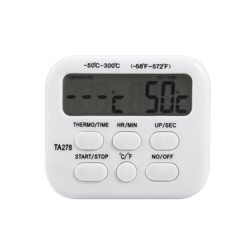 

Digital Kitchen Thermometer Fr BBQ Electric Cooking Food Water Milk Meat On/ Off