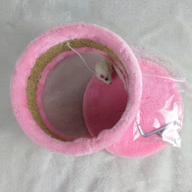 Кошка скалолазание игрушка кошка дерево сизаль лазание фланелевая скалолазание Рамка DIY игрушка для изготовления кошачьей веревки
