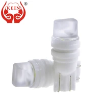 kein 8pcs t10 3d ceramic led car bulb w5w 3020 3smd auto 168 194 side wedge light reading trunk license plate lamp vehicle 12v
