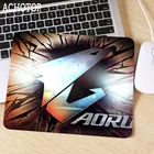 Маленький коврик для мыши Aorus, Модный резиновый игровой коврик под заказ, для настольного ПК, подарочные накладки для ноутбука
