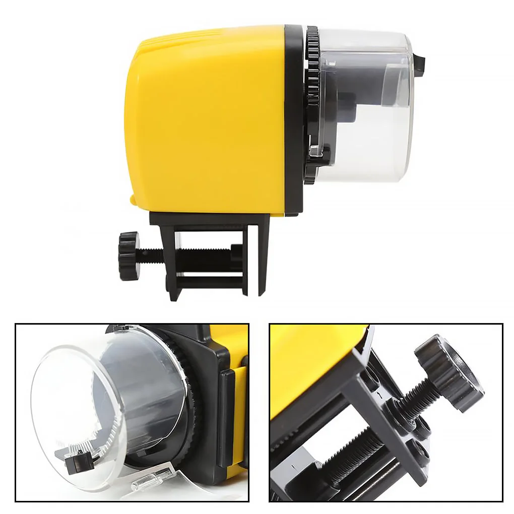 Fish Tank Feeder Adjustable Automatic Aquarium Timer Auto Food Feeding With LCD Farming Tool | Дом и сад