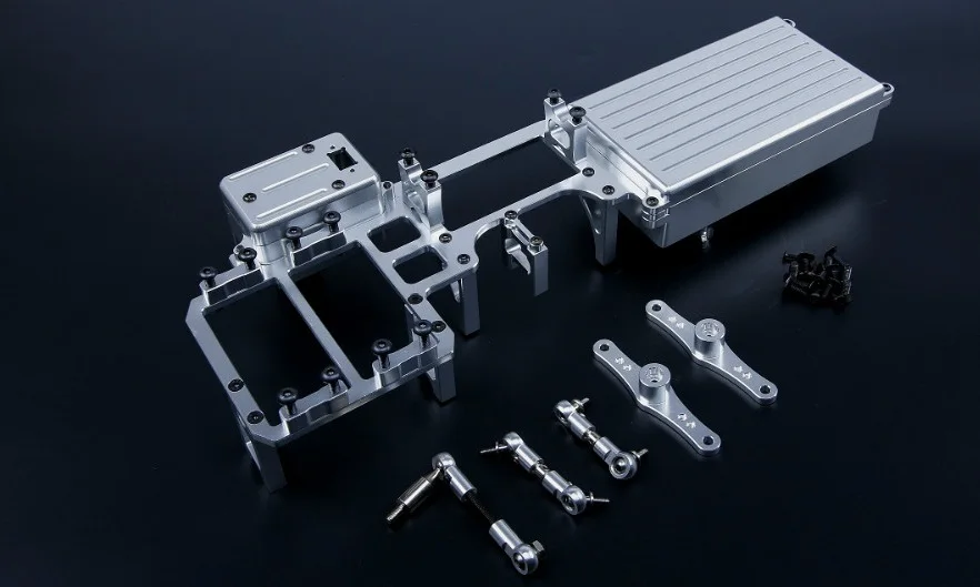 

Alloy CNC Battery Steering Equipment Warehouse Kit for 1/5 Rovan Lt Losi 5ive-t Kingmotor X2 Ddt Fid QL Truck Rc Car Parts