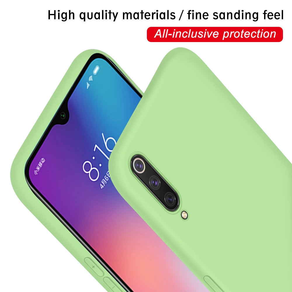 Однотонный ТПУ силиконовый чехол для Xiaomi Redmi 7A 6A 7 6 Pro Note 5 K20 матовый чехол-бампер