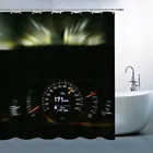 Приборная панель автомобиля, декоративная душевая занавеска, водонепроницаемая шторка для ванной комнаты, шторка для душа s, дверная занавеска для туалета