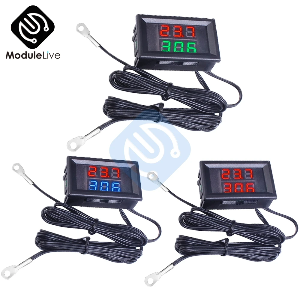 DC 4 28V 5V 12V 0 28 inch &quotсветодиодный Дисплей двойной красные синие Зеленый цифровой