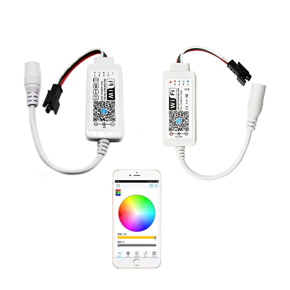 5 в постоянного тока 12 24 В Волшебный дом SPI светодиодный контроллер адресуемый 2048