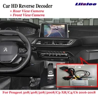 car dvr rearview front camera reverse image decoder for peugeot 3084085085008c3 xrc4c6 2016 2018 original screen upgrade