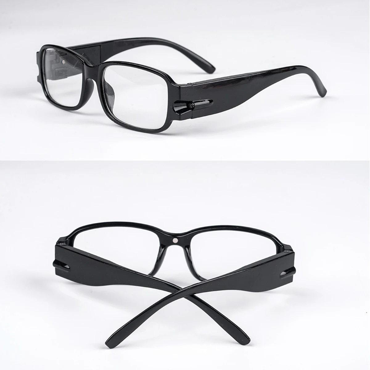 Мужские/женские очки для чтения в оправе светодиодный светильник спальни