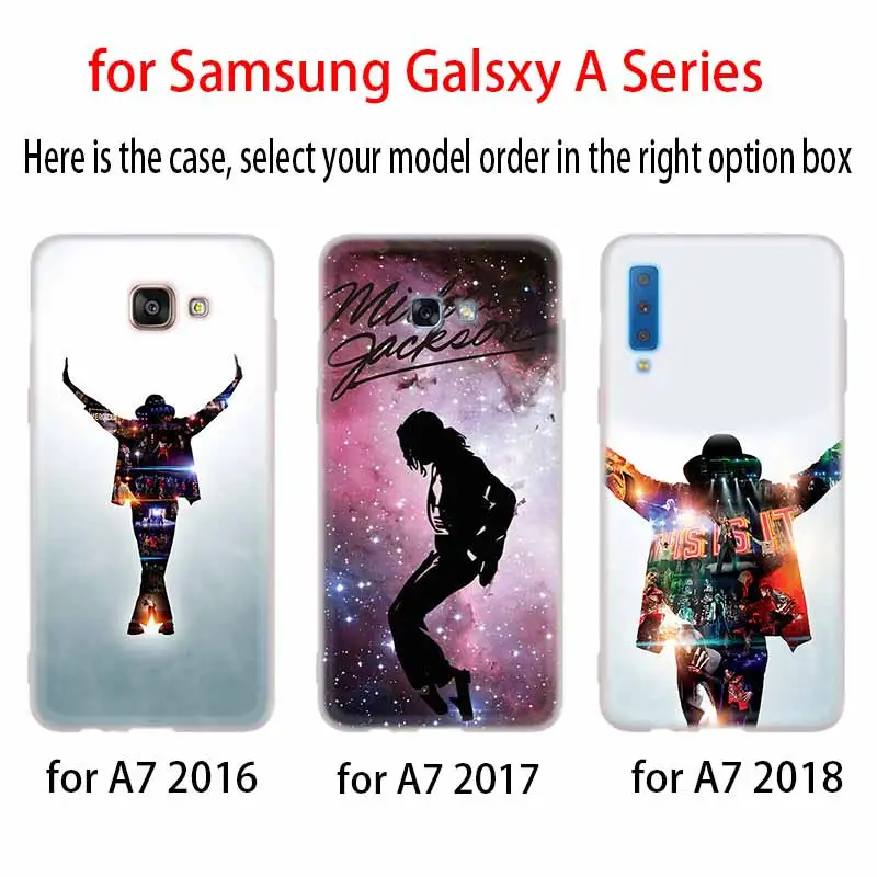 Прозрачный силиконовый чехол майкла джексона для телефона Samsung A50 A70 A80 A30 A40 A90 A6 A8 A9