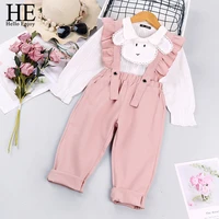 he hello enjoy children clothing 2021 autumn winter toddler girls clothes costume outfit suit kids tracksuit for baby clothing