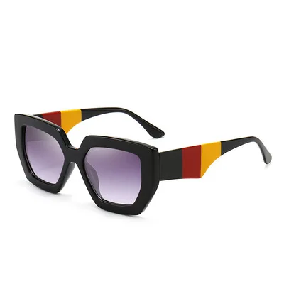 

Big-framed Sunglasses For Men And Women Multicolor Sunglasses Personality Comfortable Street Photography Glasses 2021 Style