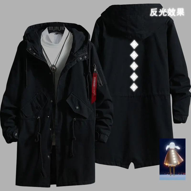 

New Anime Children of the light Hoodie Clothing Fall Winter Cotton Men Trench Coat Sweatshirts