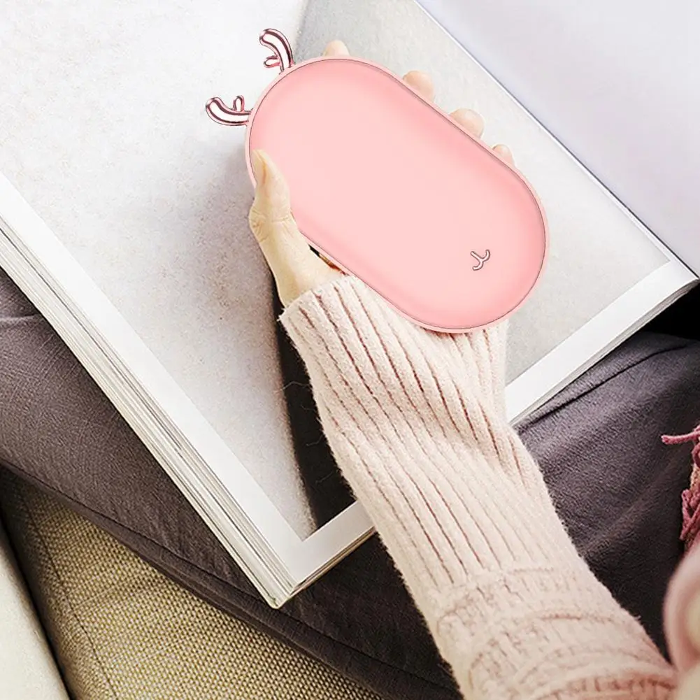 Перезаряжаемый ручной обогреватель 5200 мАч портативный обогреватель с долговременным нагревом электрический карманный повербанк для активного отдыха