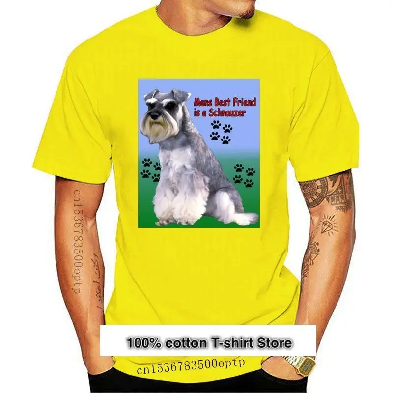 

Camiseta de perro Schnauzer, лучший amigo, несколько цветов