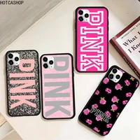 fashion pink for girls phone case rubber for iphone 12 pro max mini 11 pro xs max 8 7 6 6s plus x 5s se 2020 xr case