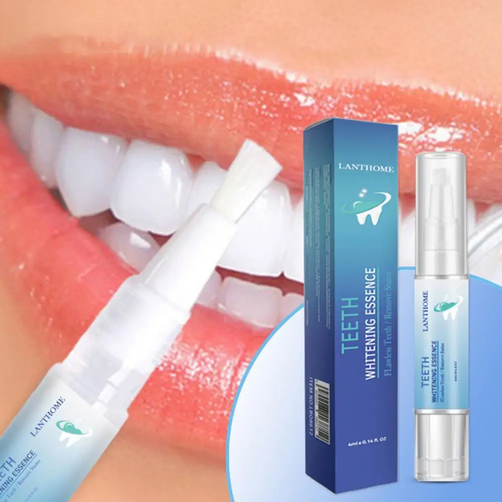 

4ml Teeth Whitening Pen Stain Remove Protect Gum Teeth Repair Quick Acting Teeth Whitening Pen for Beauty