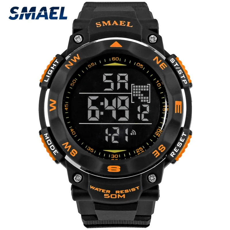 Часы SMAEL мужские наручные кварцевые брендовые Роскошные водонепроницаемые