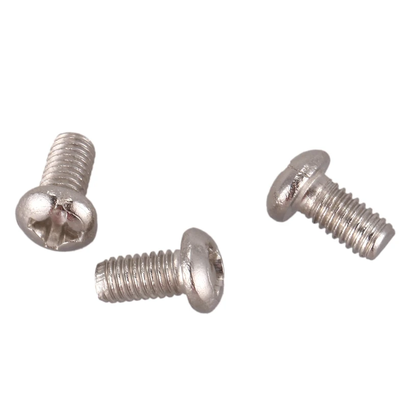 

100pcs M3x6mm Recessed Crosshead Cross Head Threaded Screw Fasten Bolt