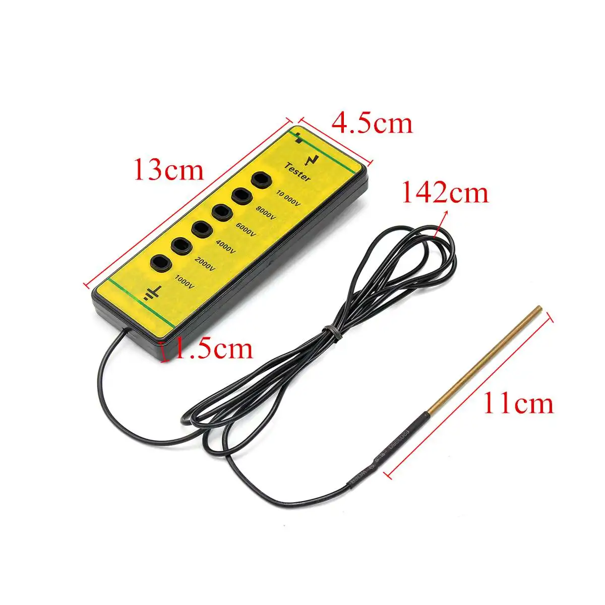 Сельскохозяйственная электрическая подача напряжения на забор тестер ограждения поли проволочная лента веревка энергетический инструмент для ежедневного обслуживания забора Mayitr 13x4,5x1,5 cm