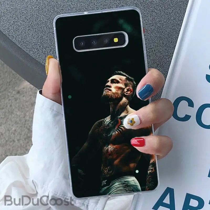 

Riccu boxing Conor McGregor Phone Case for Samsung S20 plus Ultra S6 S7 edge S8 S9 plus S10 5G lite 2020