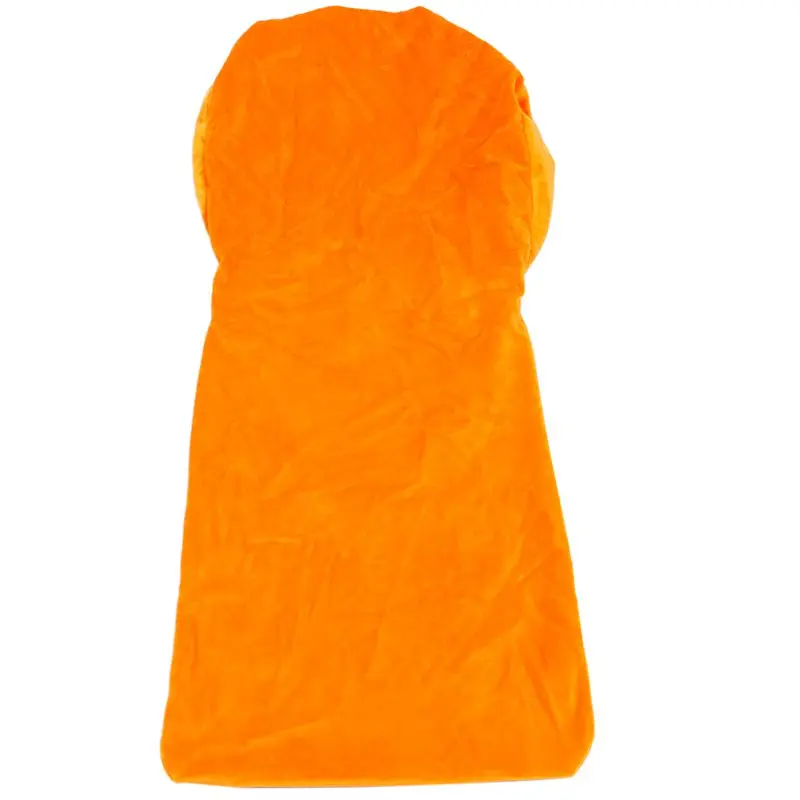 Стрейч лиса бархатная ткань столовая свадьба кухня дом короткие чехлы на стулья