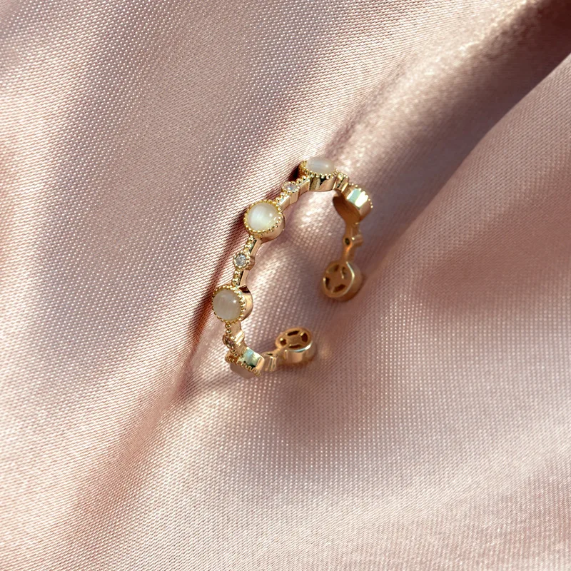 YIZIZAI винтажные летние кольца с изображением сказочных друзей кошачьих глаз