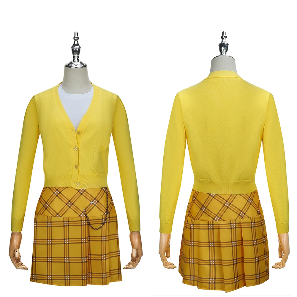 Пленка Clueless Шер хоровитц платье костюм Школьная Униформа университетская куртка
