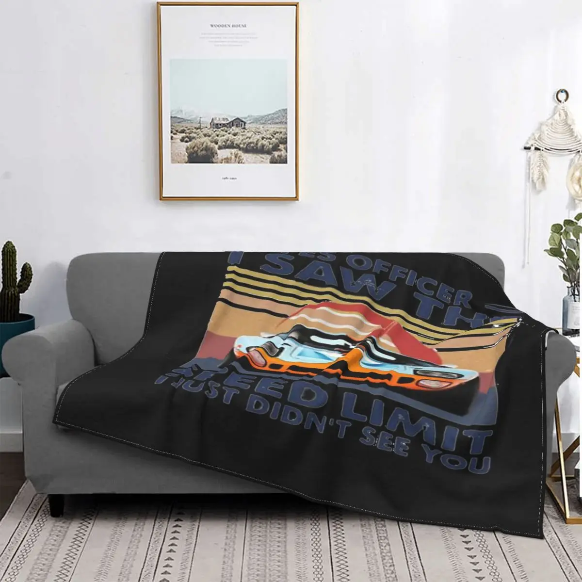 

I-Saw-The-Speed-Limit-I-Just See-You-Manta, colcha para cama a cuadros, mantas a cuadros 150, mantas para Baby