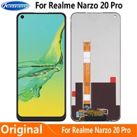 6 5 for realme narzo 20 pro rmx2161 lcd display touch panel screen digitizer assembly