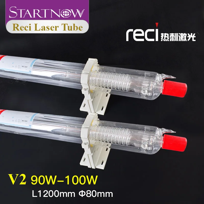 Startnow CO2 лазерная трубка Reci V2 75 Вт 1250 мм лазерное оборудование для маркировки