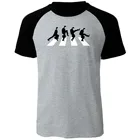 Мужская футболка в стиле хип-хоп Monty Python The Ministry of Silly Walks, реглан с коротким рукавом, забавные летние хлопковые топы, Мужская футболка