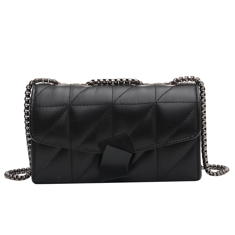 

Mini PU Leather Crossbody Bags For Women 2021 Winter Chain Shoulder Bag Female Luxury Trending Branded Handbags and Purses